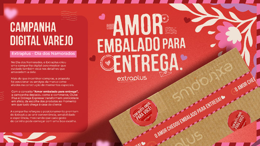 Amor embalado pra entrega