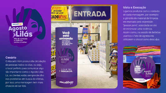 Atacado Vem – Agosto Lilás